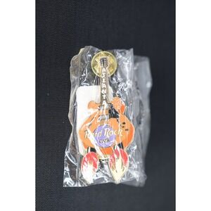 ATLANTA USA🎸HARD ROCK CAFE®HRC PIN✅Orange *Hotlanta* Rocket Guitar🎸 New